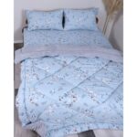 Cotton Store Çift Kişilik Uyku Seti (Lastikli Çarşaflı) WELSOFT Pufidik Set