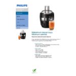 Philips HR1832/00 Viva Collection Katı Meyve Sıkacağı - Görsel 2