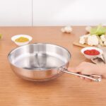 Karaca Düz Tava 24 cm Paslanmaz Çelik İndüksiyon Tabanlı Bulaşık Makinesinde Yıkanabilir - Görsel 2