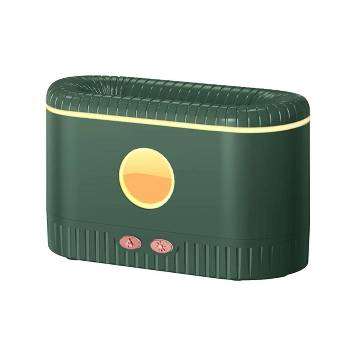 110000606934302.jpg Internet Ultrasonik Hava Nemlendirici Difüzör Simülasyon Alev Işığı Sessiz Aromaterapi Esansiyel Yağı Difüzör Yeşil (Yurt Dışından) - Görsel 1