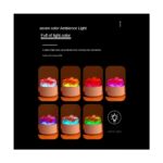 Internet 200ML USB Tuz Lambası Nemlendirici 2 In 1 Ev USB Gece Lambası Masaüstü Nemlendirici Iki Dişli Ayarlanabilir Açık Yeşil (Yurt Dışından) - Görsel 3