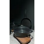 Bena Life 9 Parça Döküm Tencere Seti Black - Görsel 5