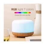 Internet 500 ml Ultrasonik Hava Nemlendirici Işık Uçucu Yağ Difüzör Ev Arıtma Anyon Mist Maker LED Lamba ile Abd Tak Kahverengi (Yurt Dışından) - Görsel 3