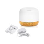 Internet 500 ml Ultrasonik Hava Nemlendirici Işık Uçucu Yağ Difüzör Ev Arıtma Anyon Mist Maker LED Lamba ile Abd Tak Kahverengi (Yurt Dışından) - Görsel 4