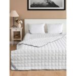 Homewell Saf Ingiliz Yünü Hipoalerjenik Yıkanabilir Tek Kişilik Uyku Seti Beyaz