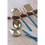 Glore Rio 5'li Sos Servis Seti Parlak Altın Yeşil