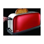 Russell Hobbs 21391-56 Colours Uzun Dilim Ekmek Kızartma Makinesi Kırmızı - Görsel 4