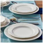 Güral Porselen Bone Safir 12 Kişilik Yemek Takımı 82 Parça - Görsel 3