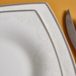 Karaca Fine Pearl Neklus 58 Parça 12 Kişilik Yemek Takımı Gold - Görsel 3