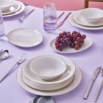 Karaca Stream Bone Realto 60 Parça 12 Kişilik Yemek Takımı Gold - Görsel 2