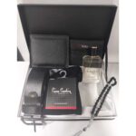 Pierre Cardin Erkek Damat Bohçası Kutulu Cüzdan Kemer Çorap Kartlık Parfüm Set