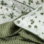 Cote Blanc Parlin  Pamuk Ranforce Tek Kişilik Biyeli Nevresim Takımı 160X220 - Görsel 4