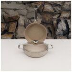 Güral Porselen Güral Antoryum 3 Parça Granit Tencere Takımı Bej