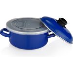 Schafer Komfort Pişir Sakla Emaye Tencere 18 Cm-Lacivert - Görsel 3