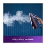 Philips 8000 Serisi Azur Buharlı Ütü, 3000W, SteamGlide Elite Taban, Otomatik Kapanma, 240 g Şok Buhar, Sıfır Yanık Garantisi, DST8021/30   - Görsel 3