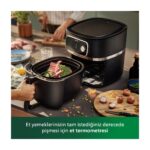 Philips HD9880/90 7000 Serisi Airfryer Combi XXL Connected, Rapid CombiAir, Gıda Termometresi, Otomatik Pişirme Programları, HomeID Uygulama, - Görsel 3
