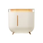 Pabiflo 2000ML Çift Memeli Hava Nemlendirici Difüzör Coloful LED Serin Mist Maker Sisleyici Ev Ofis Için Haki (Yurt Dışından)