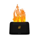 Pabiflo Kokulu Difüzör Hava Nemlendirici Ultrasonik Serin Mist Maker Sisleyici LED Uçucu Yağ Alev Lambası Difüzör (Yurt Dışından)