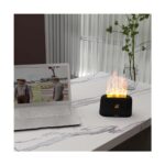 Pabiflo Kokulu Difüzör Hava Nemlendirici Ultrasonik Serin Mist Maker Sisleyici LED Uçucu Yağ Alev Lambası Difüzör (Yurt Dışından) - Görsel 4