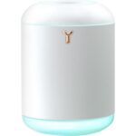 Pabiflo LED Işık ile 1000ML Hava Nemlendirici Uçucu Yağ Difüzörü Ultrasonik Nemlendiriciler Aromaterapi Difüzör Beyaz (Yurt Dışından)