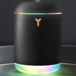 Pabiflo LED Işık ile 1000ML Hava Nemlendirici Uçucu Yağ Difüzörü Ultrasonik Nemlendiriciler Aromaterapi Difüzör Beyaz (Yurt Dışından) - Görsel 2