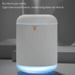 Pabiflo LED Işık ile 1000ML Hava Nemlendirici Uçucu Yağ Difüzörü Ultrasonik Nemlendiriciler Aromaterapi Difüzör Beyaz (Yurt Dışından) - Görsel 4