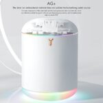 Pabiflo LED Işık ile 1000ML Hava Nemlendirici Uçucu Yağ Difüzörü Ultrasonik Nemlendiriciler Aromaterapi Difüzör Beyaz (Yurt Dışından) - Görsel 5