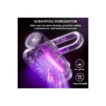 Enshall Şarjlı Mini Uv-C Işınlı El Süpürgesi  Çarşaf Yastık Tüy Temizleme Makinesi 5000-8000PA 100W - Görsel 4