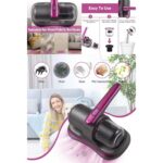 Enshall Şarjlı Mini Uv-C Işınlı El Süpürgesi  Çarşaf Yastık Tüy Temizleme Makinesi 5000-8000PA 100W - Görsel 5