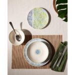 Madame Coco Manon 24 Parça Yemek Takımı - Mavi/mint