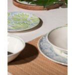 Madame Coco Manon 24 Parça Yemek Takımı - Mavi/mint - Görsel 3