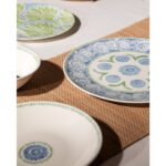 Madame Coco Manon 24 Parça Yemek Takımı - Mavi/mint - Görsel 5