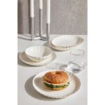 Kütahya Porselen Bone Luz Form 27 Parça 6 Kişilik Yemek Takımı Altın File - Görsel 5