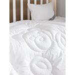 Homewell Saf Bambu Hipoalerjenik Bebek Uyku Seti Ayıcık Desen Beyaz - Görsel 2