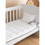 Homewell Saf Bambu Hipoalerjenik Bebek Uyku Seti Ayıcık Desen Beyaz - Görsel 3