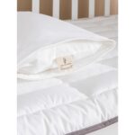 Homewell Saf Bambu Hipoalerjenik Bebek Uyku Seti Ayıcık Desen Beyaz - Görsel 5