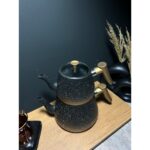 Bena Life Lüx Çift Renk Granit Çaydanlık Takımı Sarı - Görsel 2