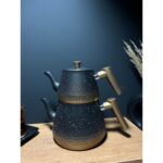 Bena Life Lüx Çift Renk Granit Çaydanlık Takımı Sarı - Görsel 5