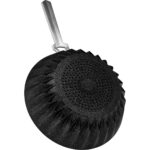 Emsan Diagon Döküm Granit 28 cm Wok Tava Siyah - Görsel 4