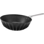 Emsan Diagon Döküm Granit 28 cm Wok Tava Siyah - Görsel 5