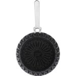 Emsan Diagon 30 cm Döküm Kızartma Tavası Sabit Sap ile Siyah Renk 1 Adet - Görsel 4