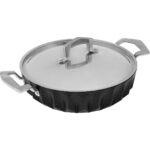 Emsan Diagon Döküm Granit 26 cm Karnıyarık Tencere Siyah - Görsel 4