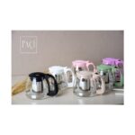 Nishev Renkli Süzgeçli Cam Demlik 700 ml - Pembe - Görsel 2