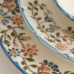 Bella Maison Vintage Porselen 48 Parça 12 Kişilik Yemek Takımı Mavi - Görsel 4