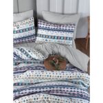 My Story Mystory Lastikli Çarşaflı Çift Kişilik Nevresim Takımı Diamente - Görsel 3