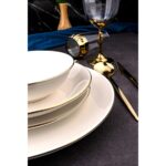 Bambum Naz 24 Parça Yemek Takımı Beyaz - Görsel 5