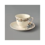 Bella Maison Vintage Porselen 6'lı Kahve Fincanı Takımı Mavi (90 Cc) - Görsel 5