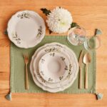 Bella Maison 48 Parça 12 Kişilik Yeşil Stoneware Yemek - Görsel 2