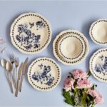 Bella Maison Vanessa Stoneware 48 Parça 12 Kişilik Yemek Takımı Mavi - Görsel 2
