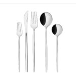 Onon Mokka Modern Görünümlü 30 Parça Çatal Kaşık Bıçak Seti 18/0 - Görsel 3